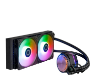COOLER MASTER MasterLiquid 240 Atmos ARGB 2x120mm - 1194058 - zdjęcie 2